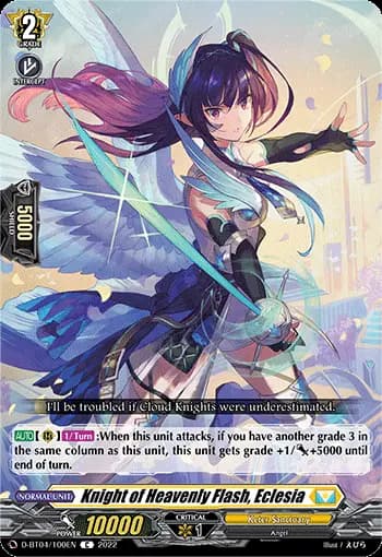 Knight of Heavenly Flash, Eclesia