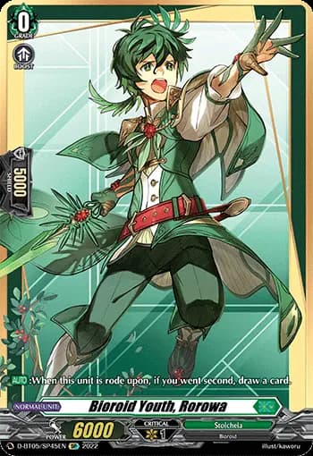 Bioroid Youth, Rorowa