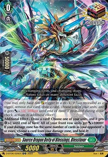 Source Dragon Deity of Blessings, Blessfavor