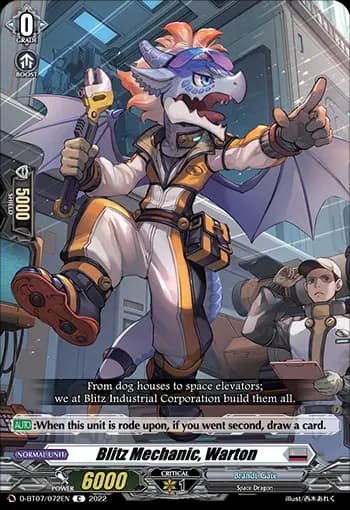 Blitz Mechanic, Warton