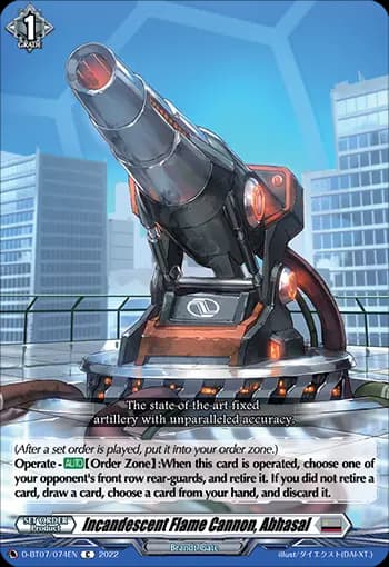Incandescent Flame Cannon, Abhasal