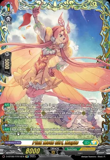 Pink Moth Girl, Maple