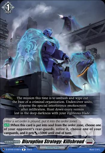 Disruption Strategy: Killshroud