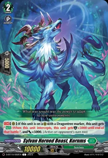 Sylvan Horned Beast, Kornms