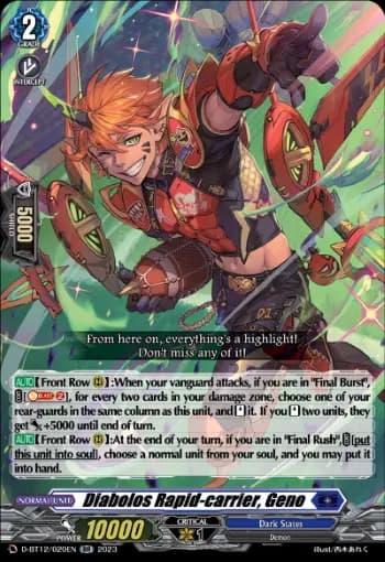 Diabolos Rapid-carrier, Geno