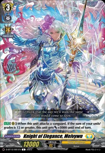 Knight of Elegance, Melvywn