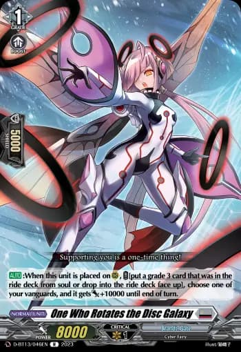 One Who Rotates the Disc Galaxy