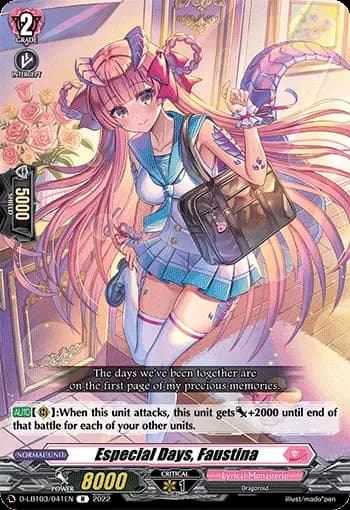 Especial Days, Faustina