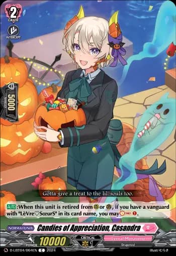 Candies of Appreciation, Casandra