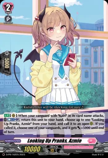 Looking Up Pranks, Azmie