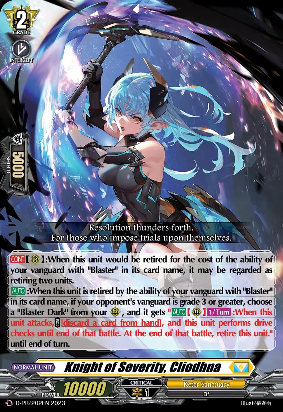 Knight of Severity, Cliodhna