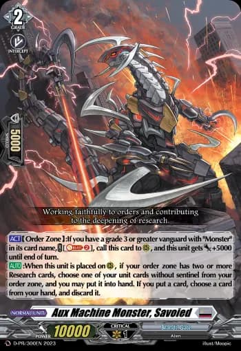 Aux Machine Monster, Savoied