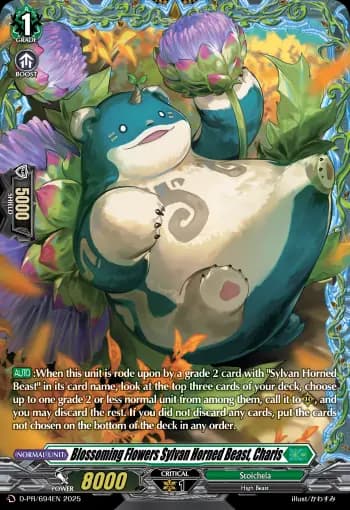 Blossoming Flowers Sylvan Horned Beast, Charis