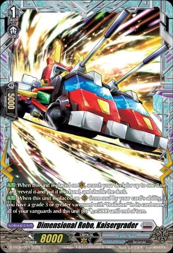 Dimensional Robo, Kaisergrader