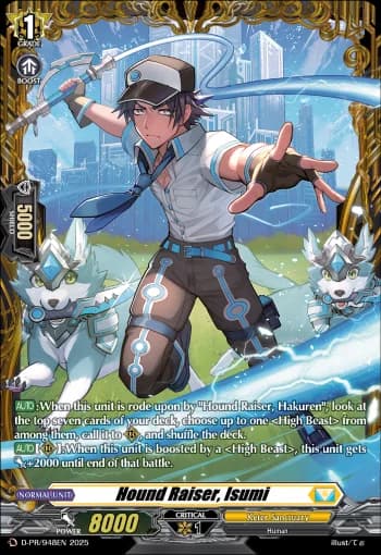 Hound Raiser, Isumi