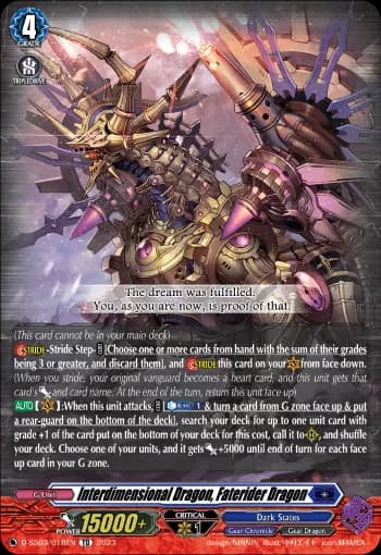 Interdimensional Dragon, Faterider Dragon