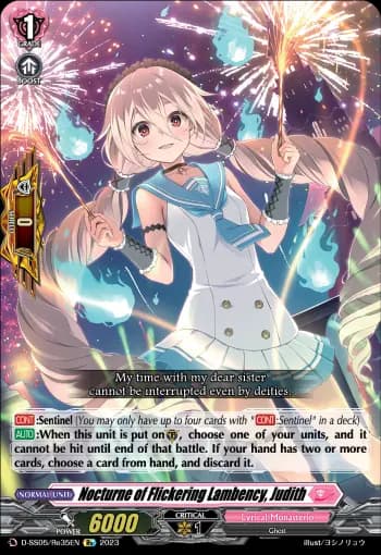 Nocturne of Flickering Lambency, Judith
