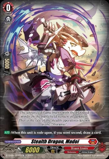 Stealth Dragon, Madoi