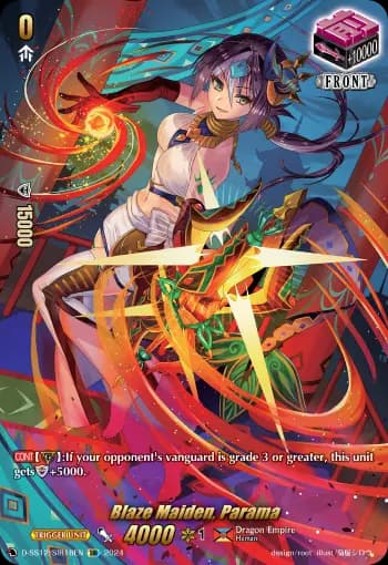 Blaze Maiden, Parama