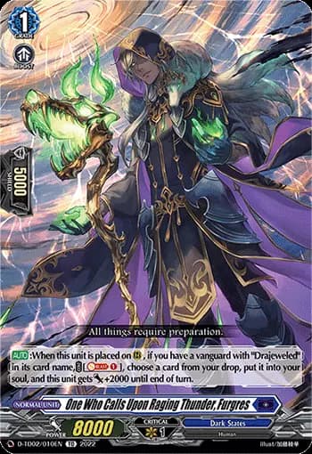 One Who Calls Upon Raging Thunder, Furgres