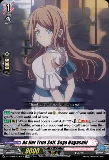 As Her True Self, Soyo Nagasaki