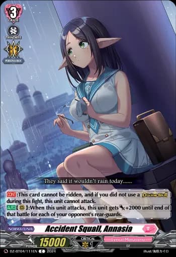 Accident Squall, Annasia