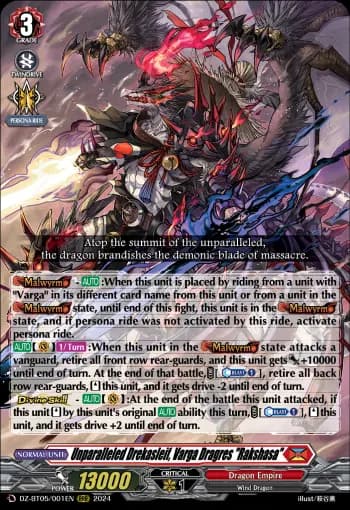 Unparalleled Drekasleif, Varga Dragres "Rakshasa"