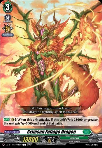 Crimson Foliage Dragon