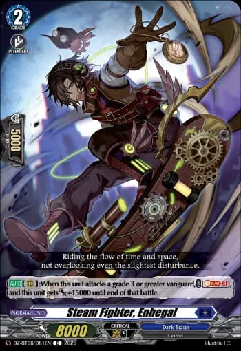 Steam Fighter, Enhegal