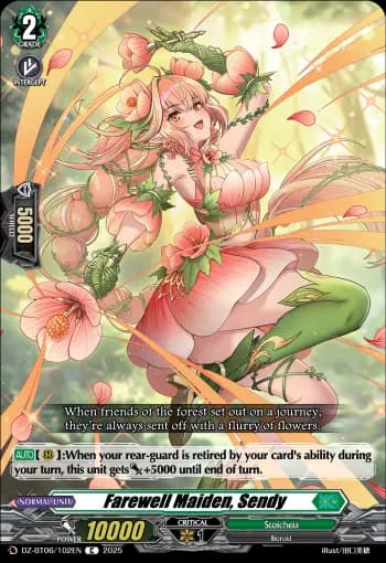 Farewell Maiden, Sendy
