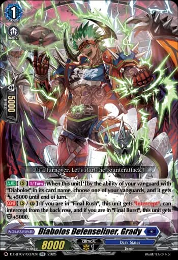 Diabolos Defenseliner, Grady