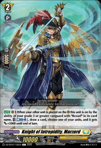 Knight of Intrepidity, Marzord