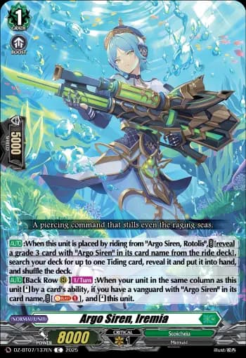 Argo Siren, Iremia