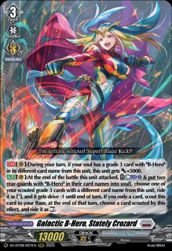 Galactic B-Hero, Stately Crozard