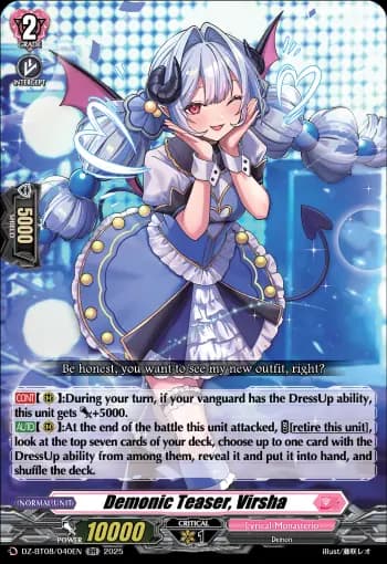 Demonic Teaser, Virsha