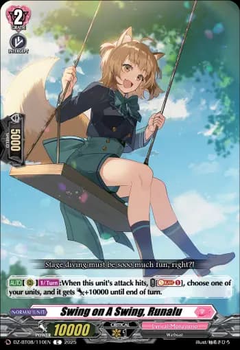 Swing on A Swing, Runalu