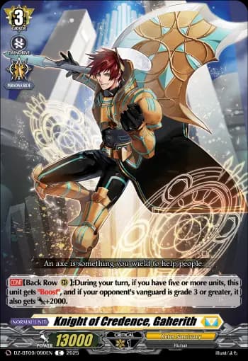 Knight of Credence, Gaherith