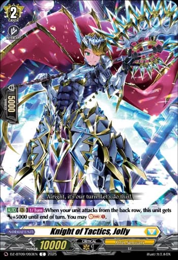 Knight of Tactics, Jolly