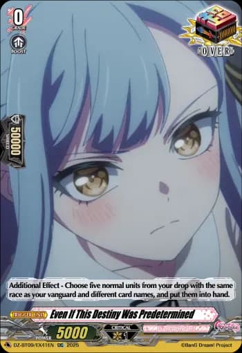 Even If This Destiny Was Predetermined