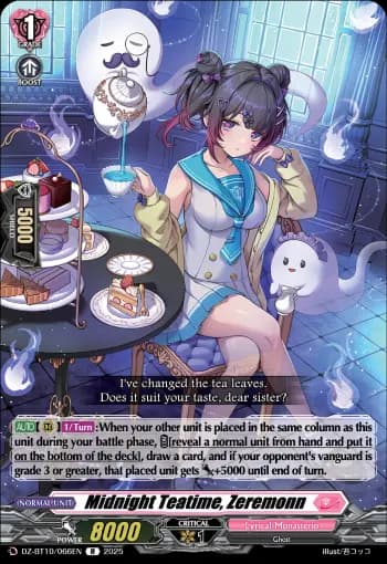 Midnight Teatime, Zeremonn