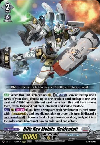 Blitz Neo Mobile, Heldentatt