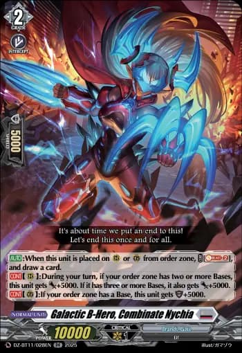 Galactic B-Hero, Combinate Nychia