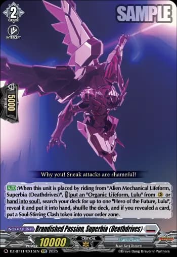 Brandished Passion, Superbia (Deathdrives)