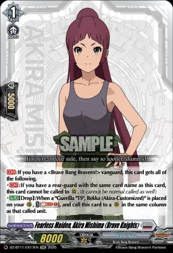 Fearless Maiden, Akira Mishima (Brave Knights)