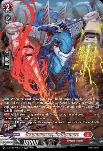 Dragonvortex, Belligeacro