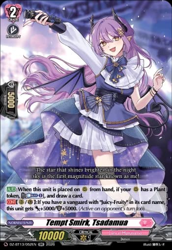 Tempt Smirk, Tsadamua