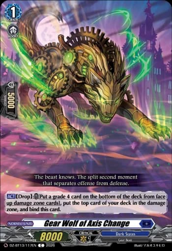 Gear Wolf of Axis Change