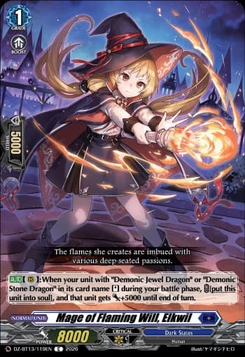 Mage of Flaming Will, Elkwil