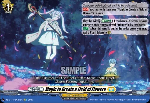 Magic to Create a Field of Flowers
