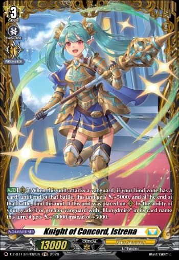 Knight of Concord, Istrena